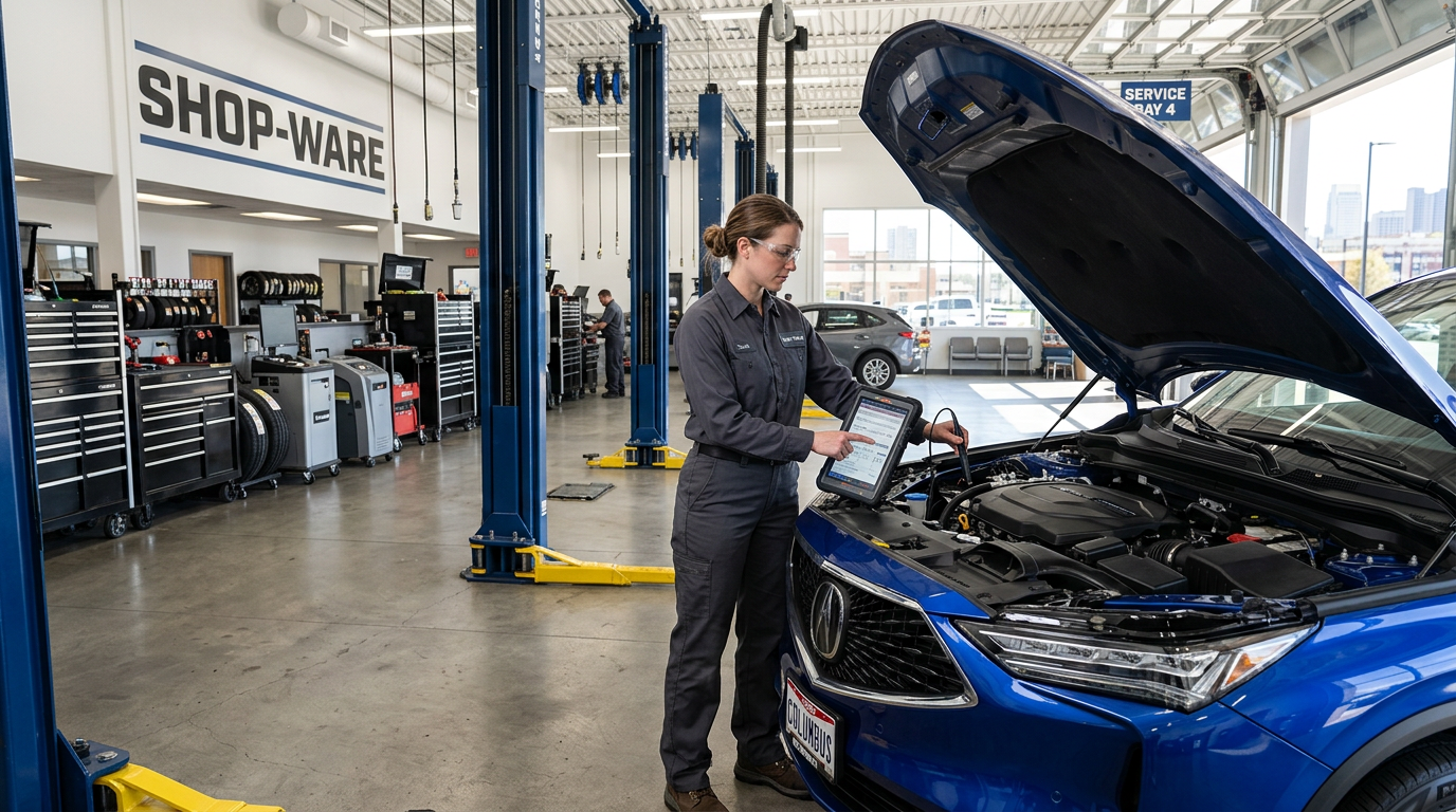 Shop-Ware for Auto Repair Shop professional working in Columbus, Ohio