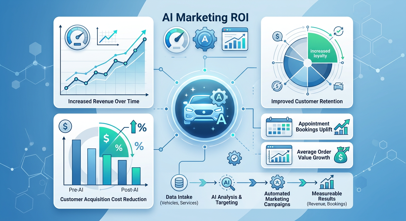 AI marketing ROI data for Shop-Ware for Auto Repair Shop companies in Columbus