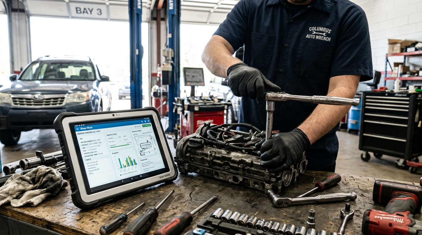 Shop-Ware for Auto Repair Shop equipment and tools used by professionals in Columbus, Ohio