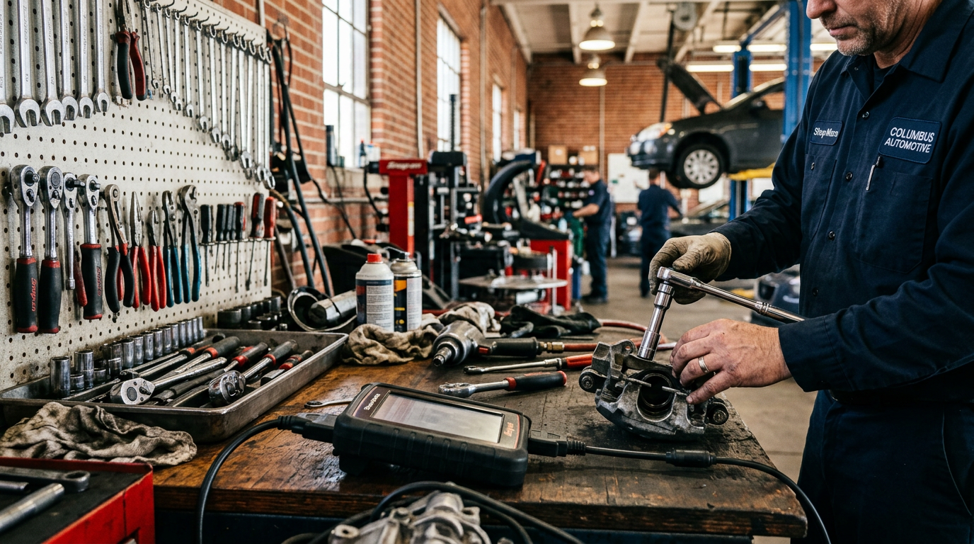 Shop-Ware for Auto Repair Shop equipment and tools used by professionals in Columbus, Ohio