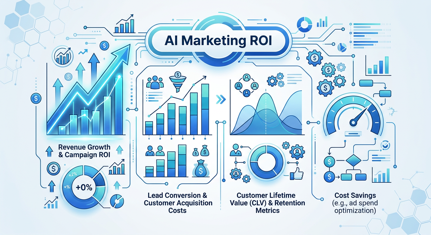 AI marketing ROI data for business companies in your city