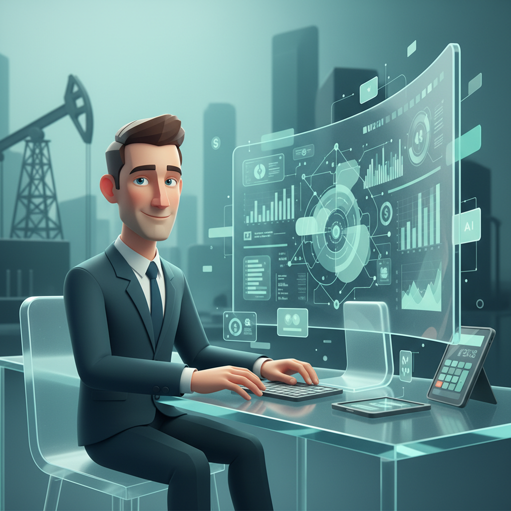 Can Bakersfield Tax Accountants Really Benefit From AI? Can Bakersfield Tax Accountants Really Benefit From AI?: An accountant in Bakersfield sitting at a desk, looking confidently at a computer screen displaying | innovAIt Media