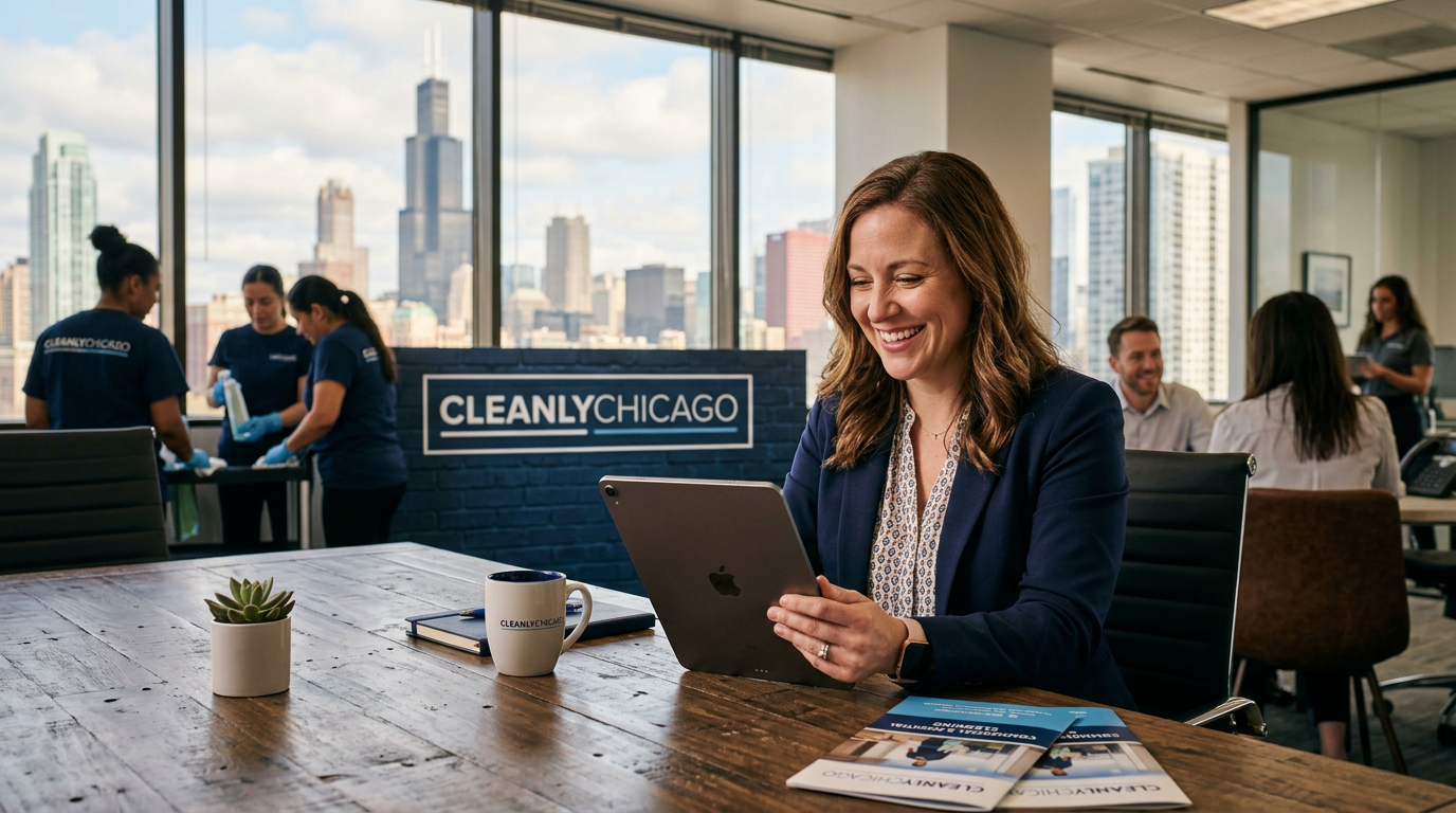 Swept for Cleaning Service in Chicago, IL — Cleaning Service business owner seeing AI marketing results in Chicago, Illinois — Where Cleaning Service
