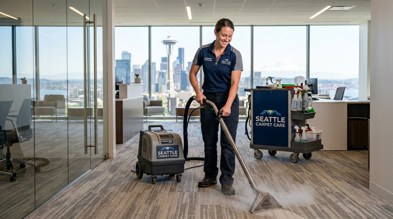 Cleaning Service professional working in Seattle, Washington Cleaning Service professional working in Seattle, Washington