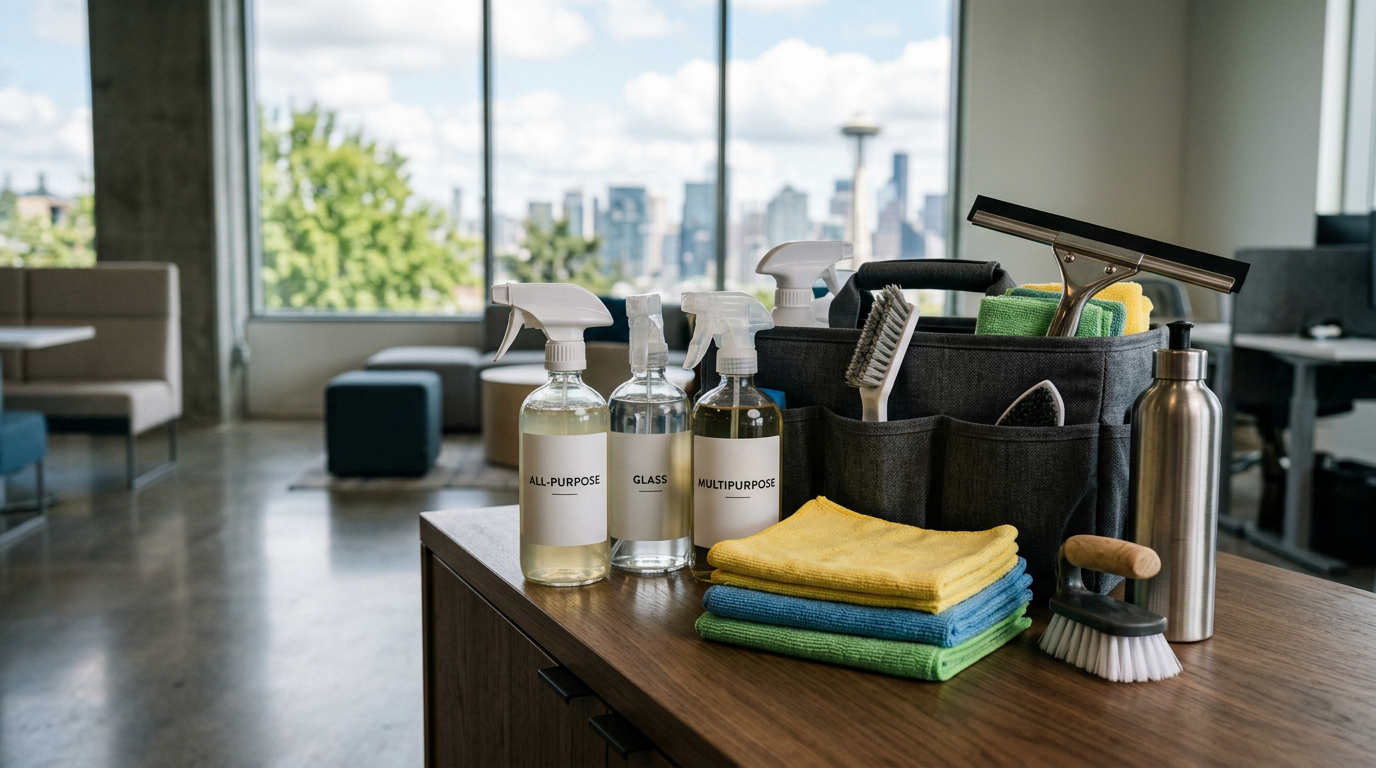 Cleaning Service equipment and tools used by professionals in Seattle, Washington Cleaning Service equipment and tools used by professionals in Seattle, Washington