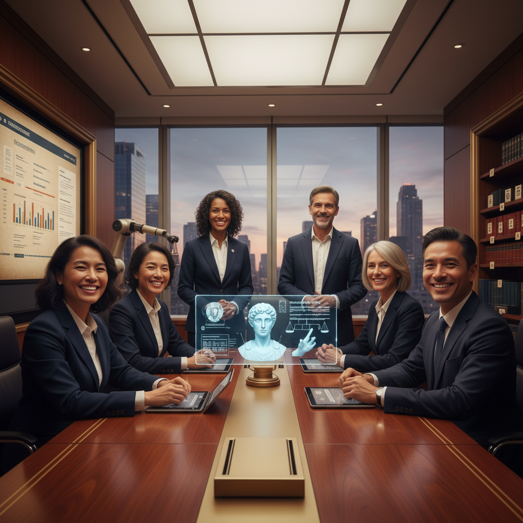 Cursor AI Report: Family Law Geo-optimization's ROI in Agentic Workflows Cursor AI Report: Family Law Geo-optimization's ROI in Agentic Workflows: A diverse group of legal professionals smiling and appearing satisfied in an AI-powered office setti | innovAIt Media