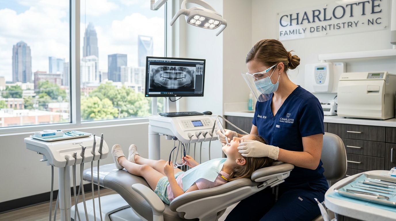 Family Dentistry professional working in Charlotte, North Carolina