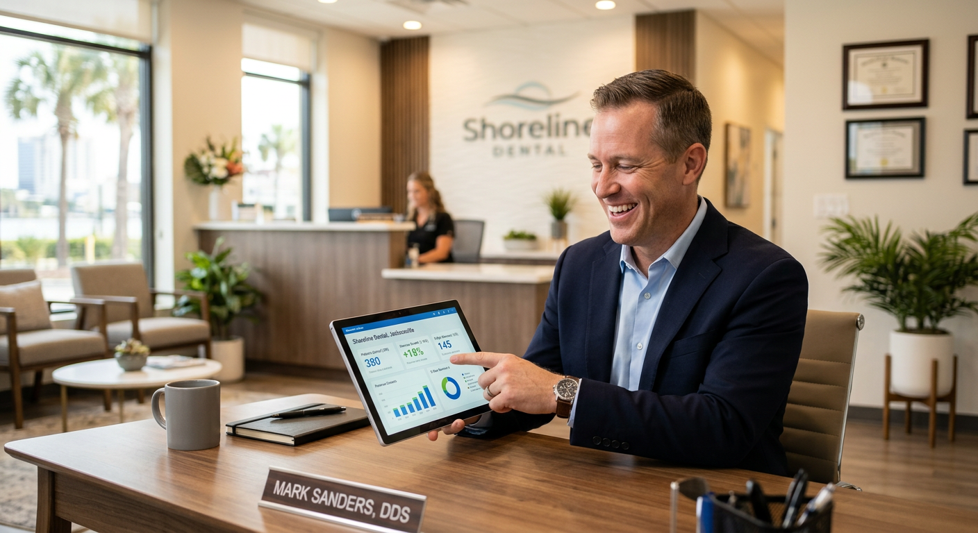 Dental Practice business owner seeing AI marketing results in Jacksonville, Florida