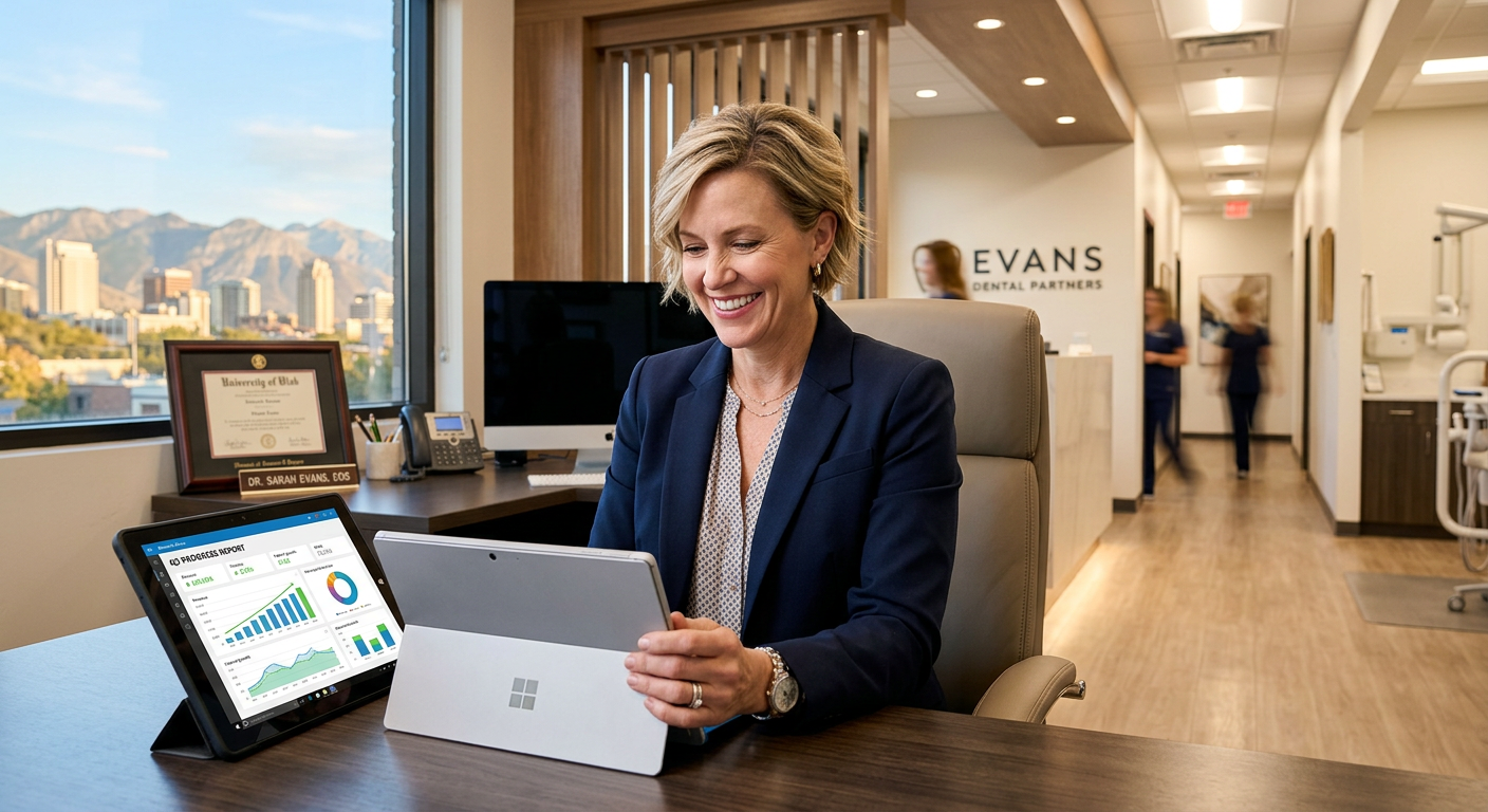 Dental Practice business owner seeing AI marketing results in Salt Lake City, Utah