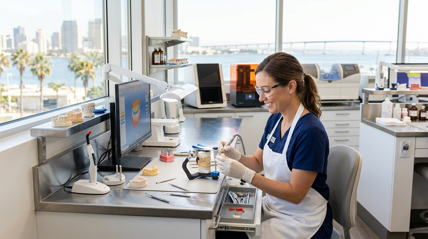 Dental Practice professional working in San Diego, California Dental Practice professional working in San Diego, California