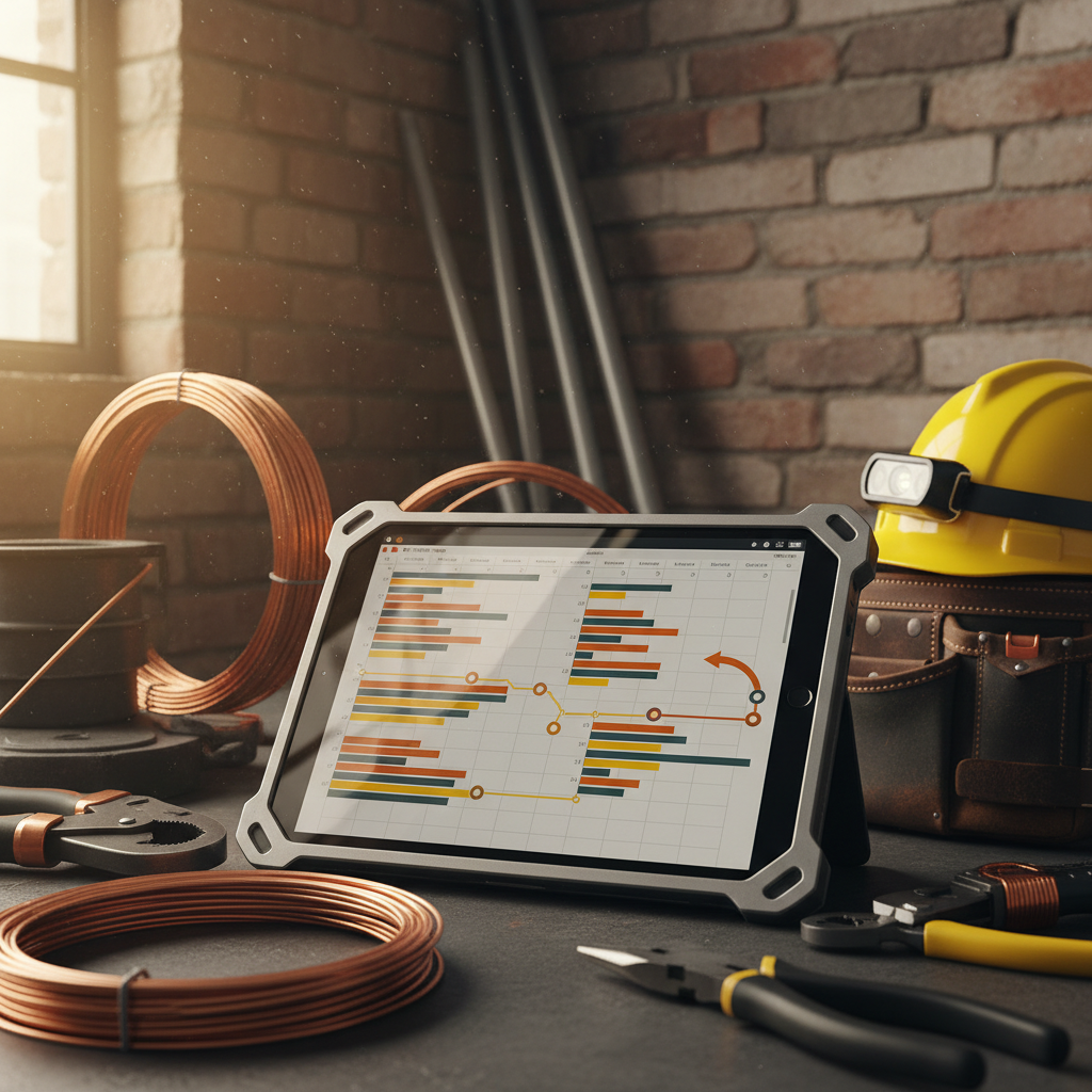 Does My Electrician Need AI? A 2024 Reality Check in Does My Electrician Need AI? A 2024 Reality Check in : A screenshot of Jobber's interface showing a calendar with optimized routes and scheduled jobs. | innovAIt Media