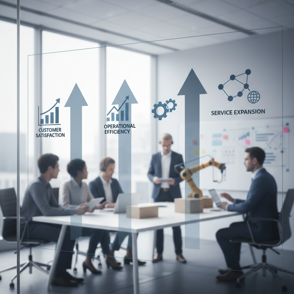 Does Perplexity AI Boost My Local Pack Rankings? Does Perplexity AI Boost My Local Pack Rankings?: A chart showing growth metrics (e.g., customer satisfaction, efficiency) attributed to AI adoption, | innovAIt Media