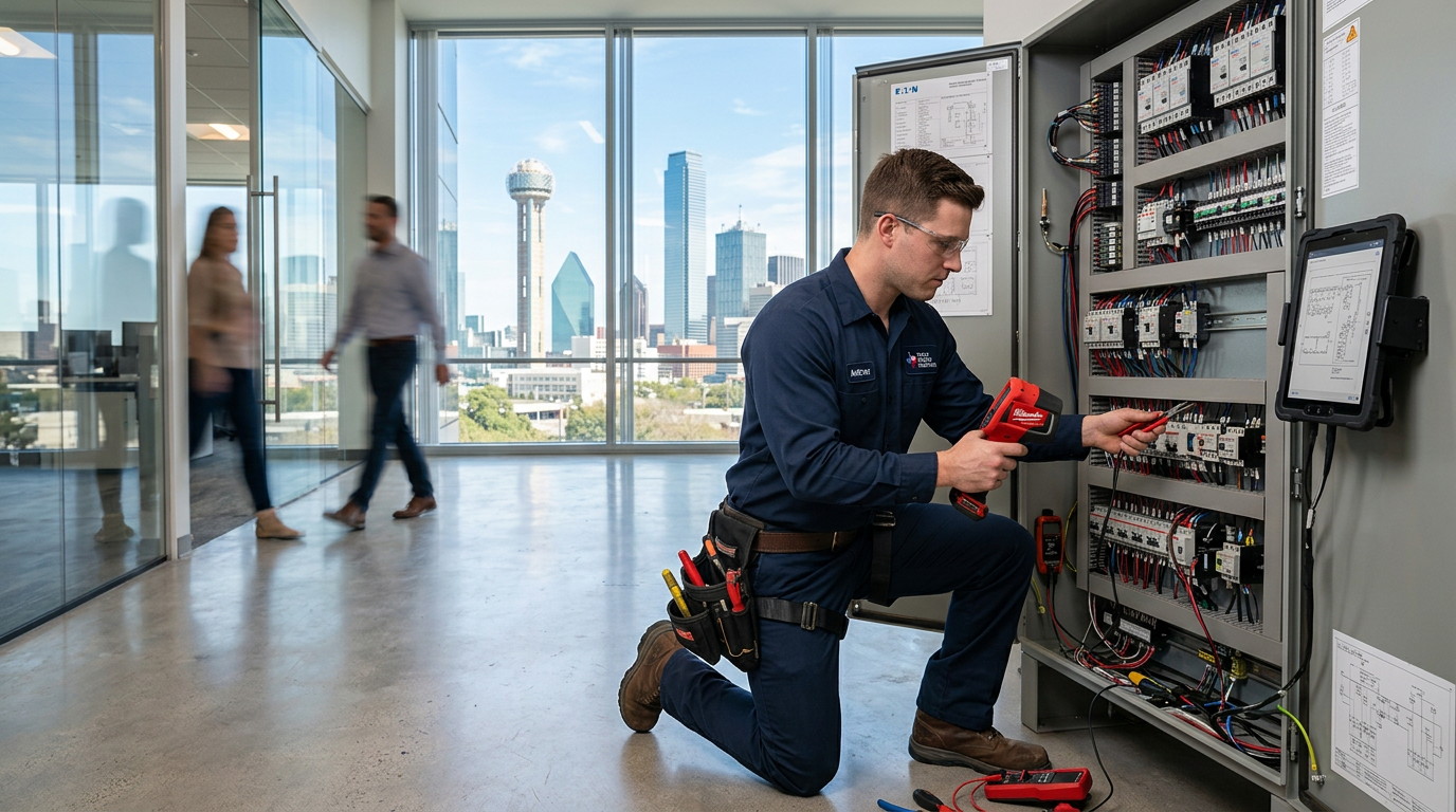 Electrical Contractor professional working in Dallas, Texas
