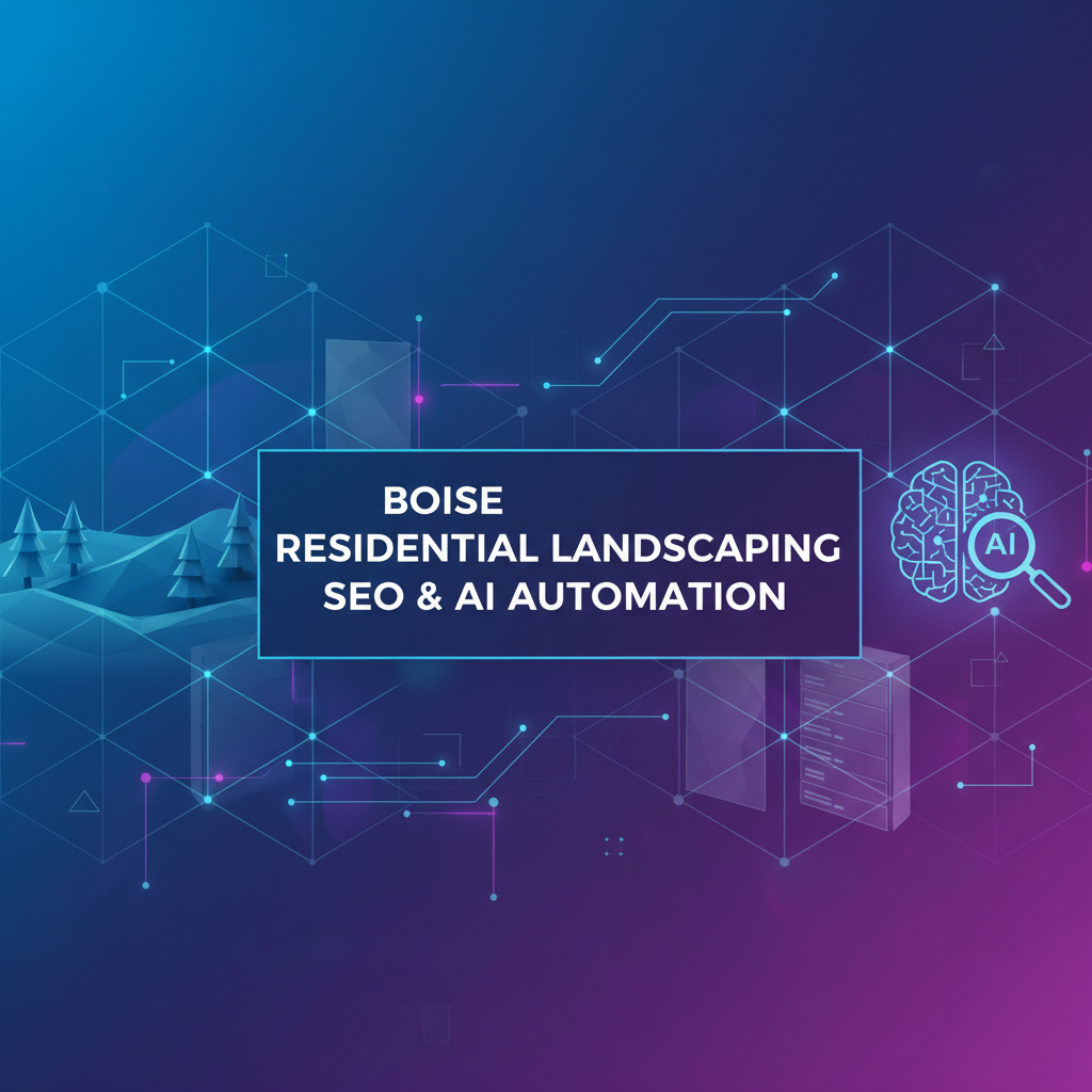 Boise Residential Landscaping SEO & AI Automation - AI automation guide