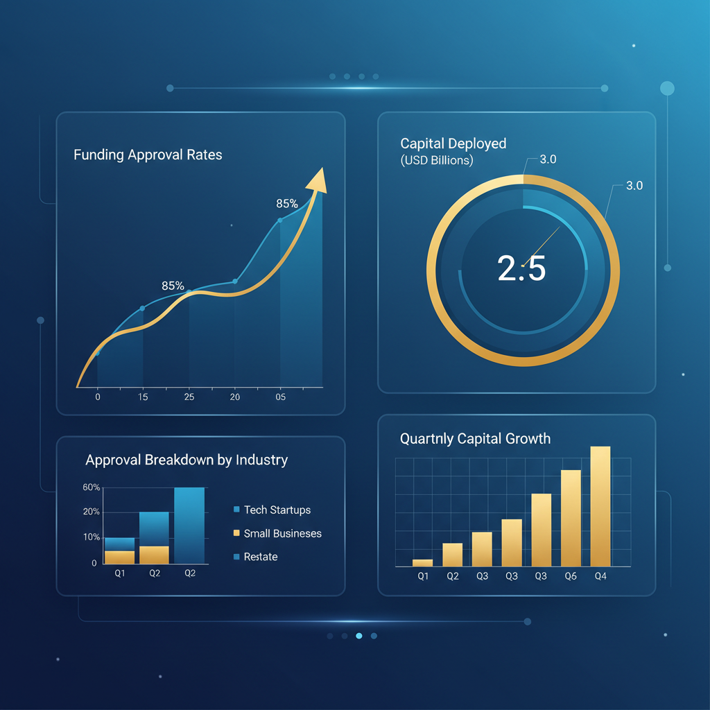 Business funding approval data for Concrete owners