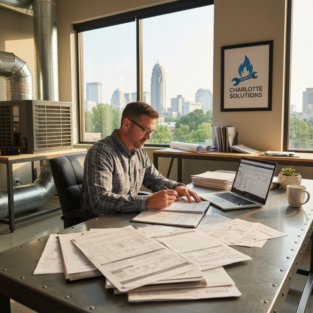 business funding for hvac owners in Charlotte, NC — HVAC business owner reviewing funding options in Charlotte, NC