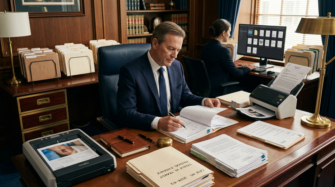 GPT-5.2 Pro ROI: Why Tax Accountants Waste Thousands: Infographic showing the workflow of AI in document analysis. | innovAIt Media