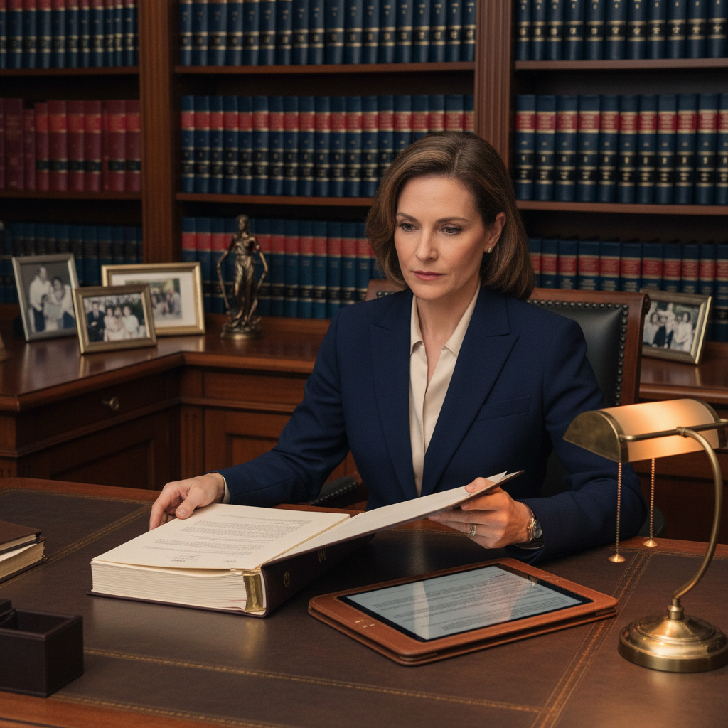 Harvey AI Legal: Can It End Your Family Law Lead Drought in 2024?: Attorney reviewing AI-generated legal brief | innovAIt Media