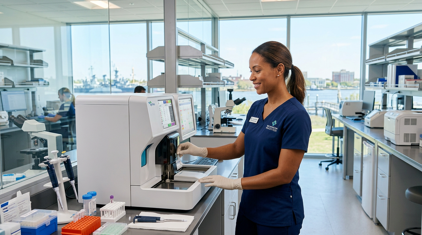 Health professional working in Wilmington, North Carolina