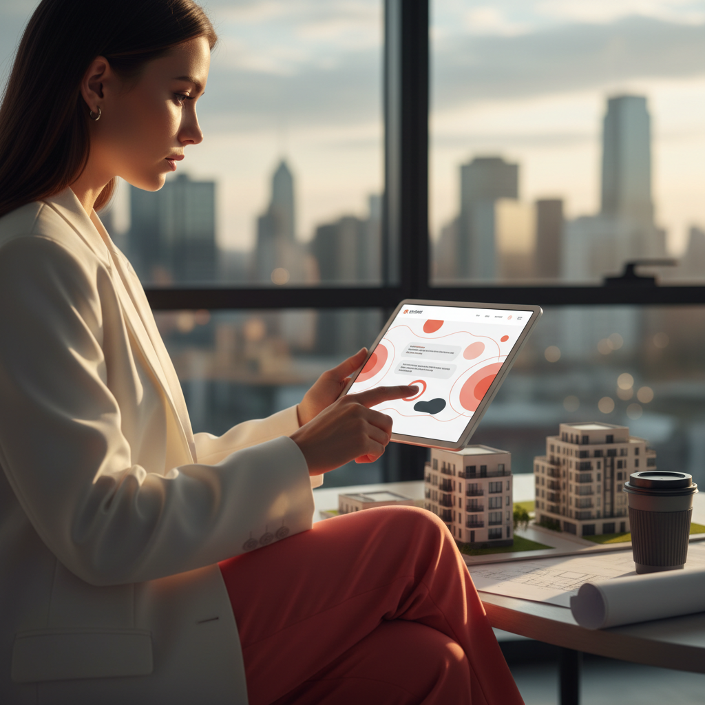 How Luxury Realtors are Using ChatGPT for Listing Descriptions How Luxury Realtors are Using ChatGPT for Listing Descriptions: A person interacting with a chatbot on a real estate website, with inquiries and responses flowing. | innovAIt Media