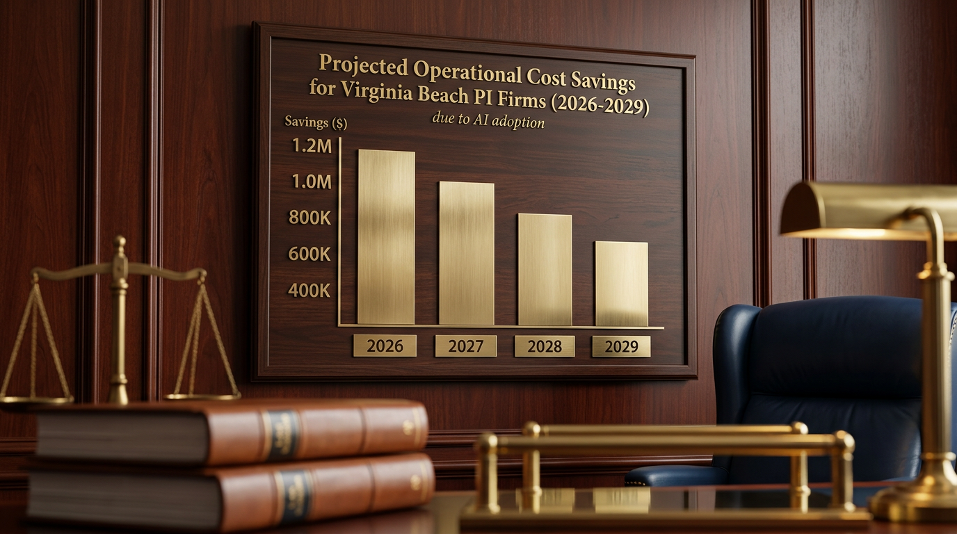 Modern personal injury lawyer workspace with smart technology in Virginia Beach, VA | HubSpot AI Breeze: Do Tax Pros Need Machine Learning Lead Gen?
