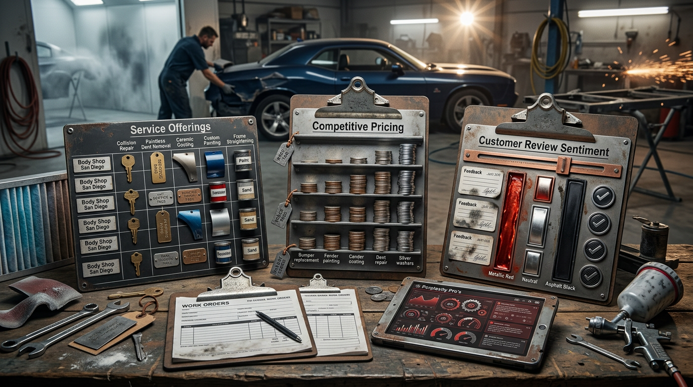 AI-powered Body Shop operations in San Diego