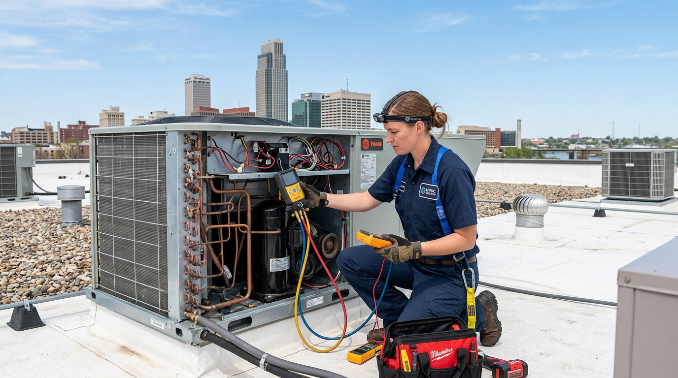 Sera for HVAC Contractor in Omaha, NE — Sera for hvac contractors, NE — HVAC Contractor professional working in Omaha, Nebras