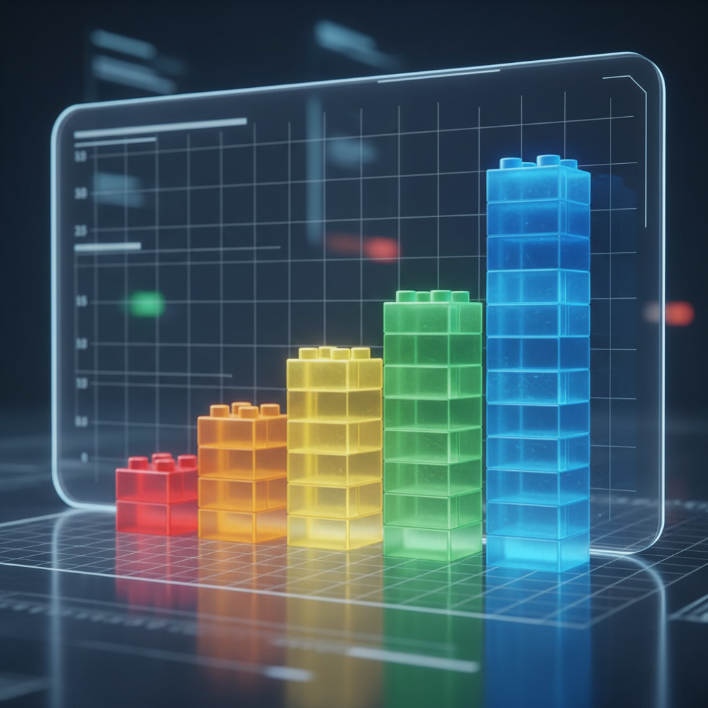 automated market dominance private preschools - A stylized infographic visualization from the data panel, perhaps showing a bar 