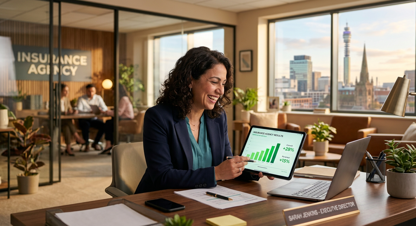 Applied Epic for Insurance Agency in Birmingham, AL — Insurance Agency business owner seeing AI marketing results in Birmingh — Strategies Doubled Bookings