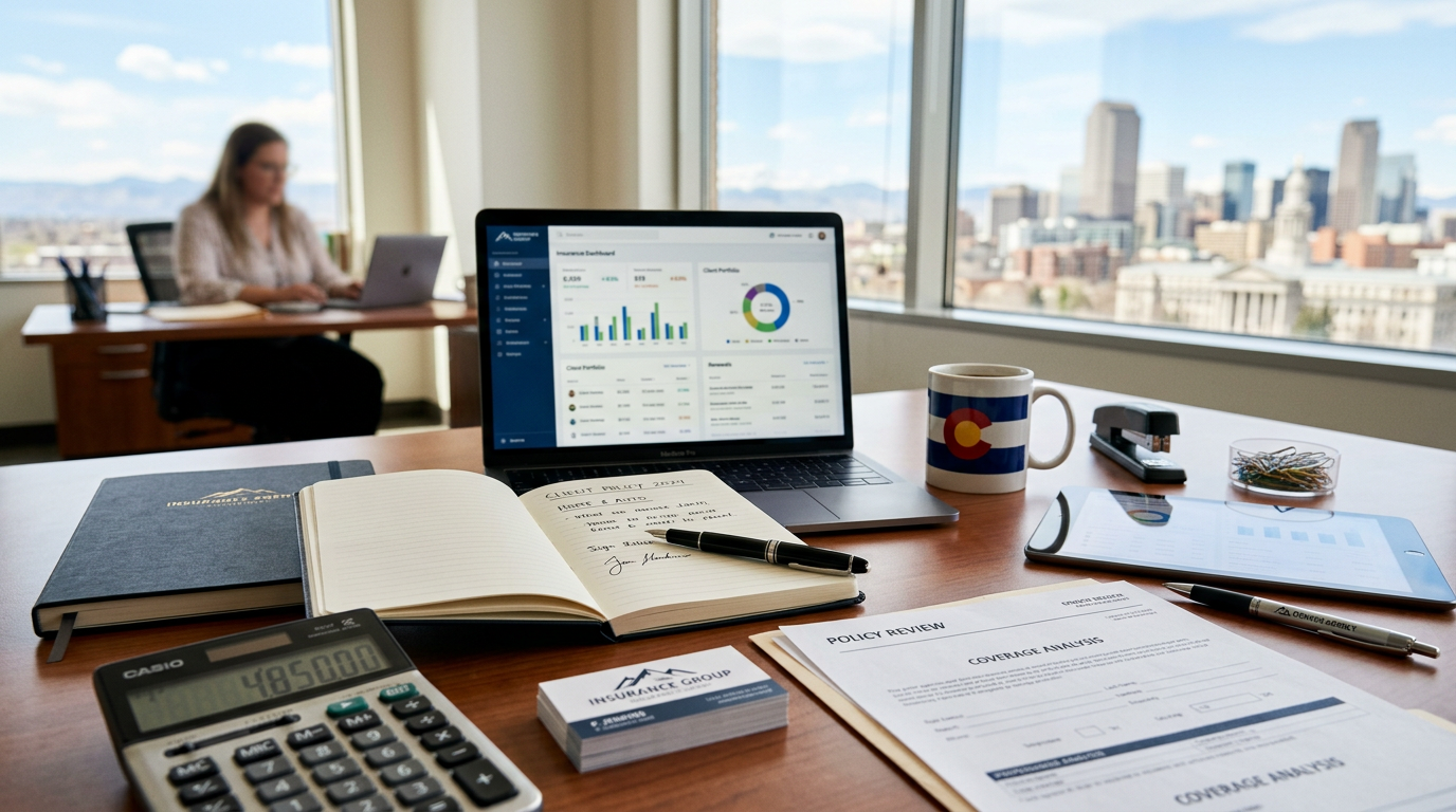 Insurance Agency equipment and tools used by professionals in Denver, Colorado
