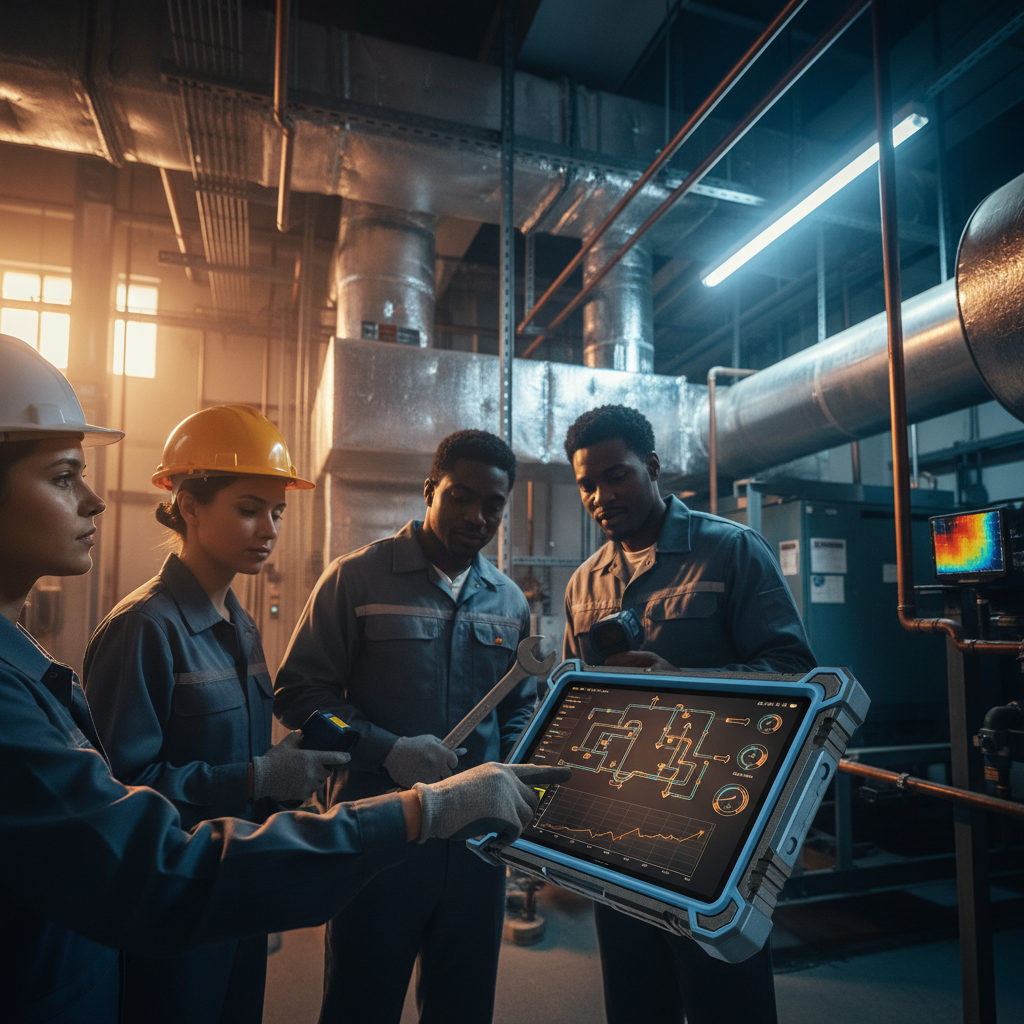 Is It Too Late for Las Vegas HVACs to Start Using AI? Is It Too Late for Las Vegas HVACs to Start Using AI?: Professional photo of a diverse team collaborating on a digital dashboard, showcasing efficiency. | innovAIt Media