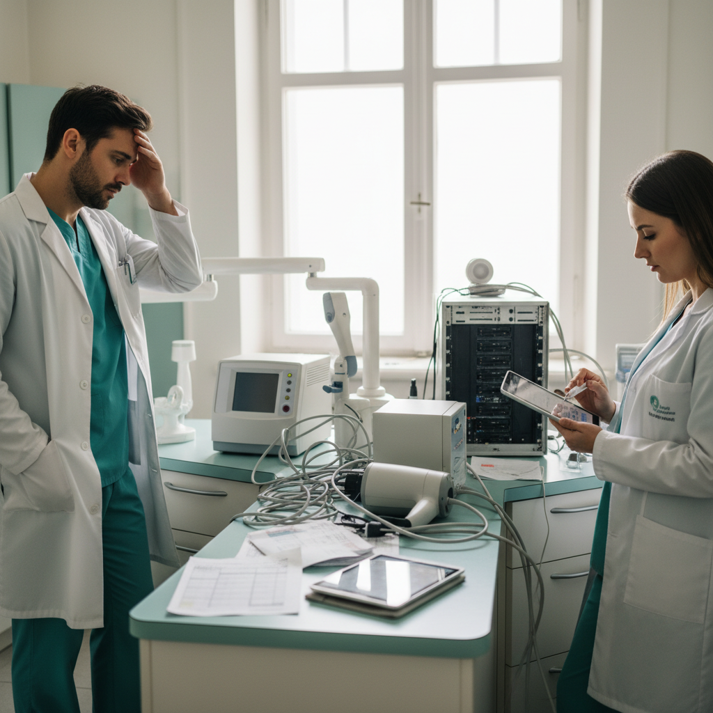 Is Your Pediatric Dentist Karbon AI Strategy Broken? Is Your Pediatric Dentist Karbon AI Strategy Broken?: A visual representation of disconnected AI tools versus an integrated AI ecosystem for a dental prac | innovAIt Media