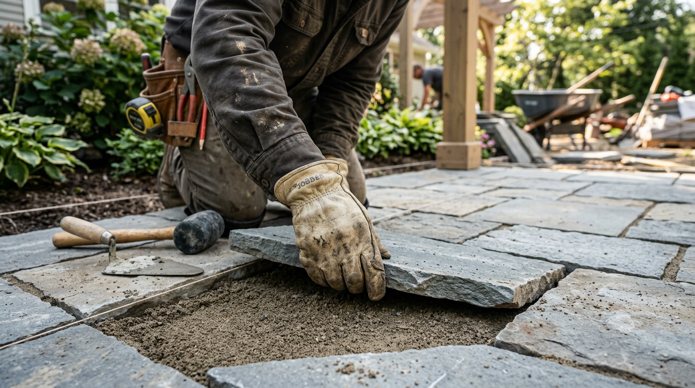 Jobber for Landscaping Company in Las Vegas, NV: Jobber for Landscaping Company technology and tools in action, close-up detail s | innovAIt Media