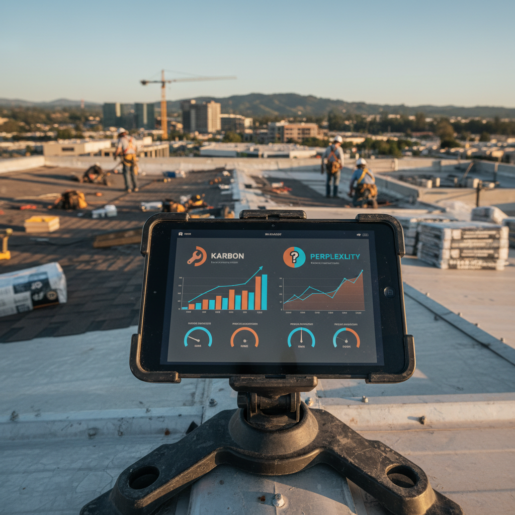 Karbon vs. Perplexity: Which Wins for Roofer Sales Leads?: AI-powered lead generation dashboard comparing Karbon and Perplexity performance metrics | innovAIt Media