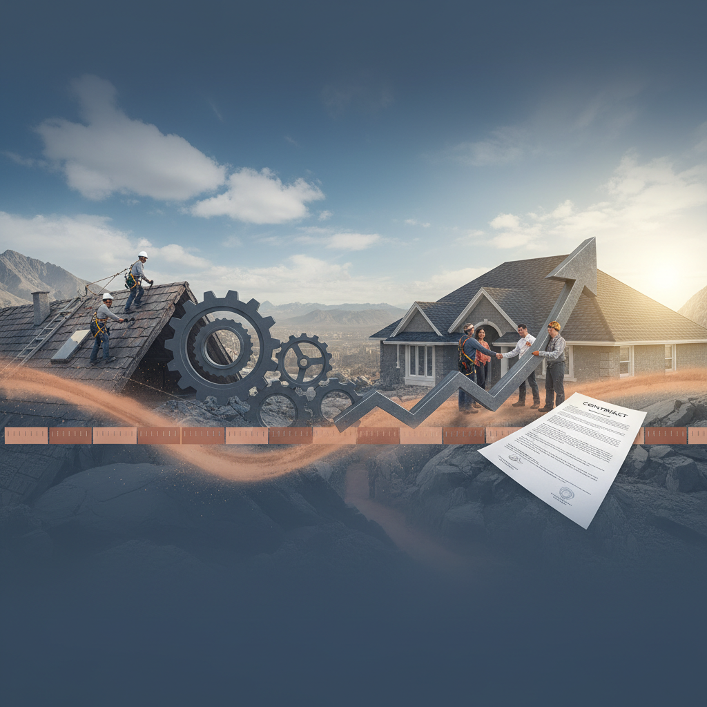 Karbon vs. Perplexity: Which Wins for Roofer Sales Leads?: Infographic illustrating the ROI of AI in sales processes, showing reduced cycle times and increased | innovAIt Media