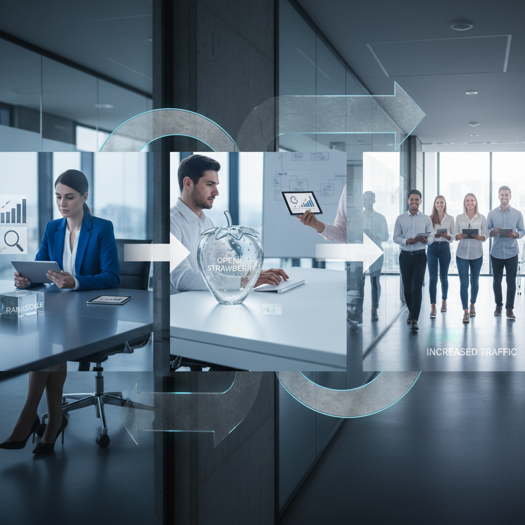 Kling AI Pro: Your ChiroTouch Notes are Missing This Vital AI Kling AI Pro: Your ChiroTouch Notes are Missing This Vital AI: An infographic showing the workflow of AI-driven content creation: Keyword research (Rankscale) -> C | innovAIt Media