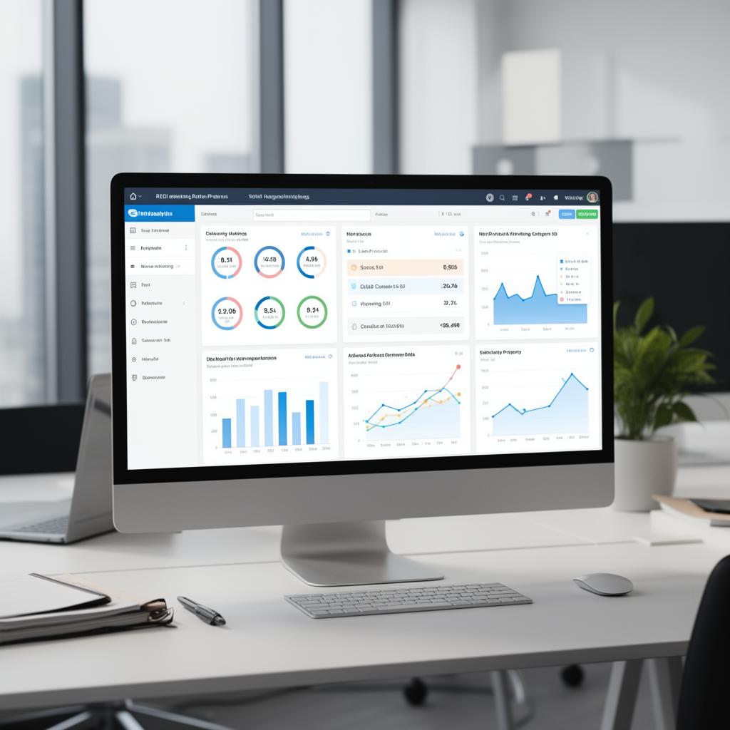 Real estate marketing ROI analytics dashboard for kvCORE in Atlanta, GA