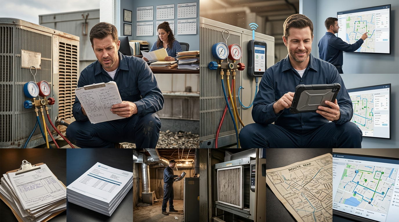 Llama 4 Maverick: Can It 10x HVAC Leads with 24/7 AI?: An infographic showcasing key business metrics (lead conversion, customer satisfaction, cost reducti | innovAIt Media