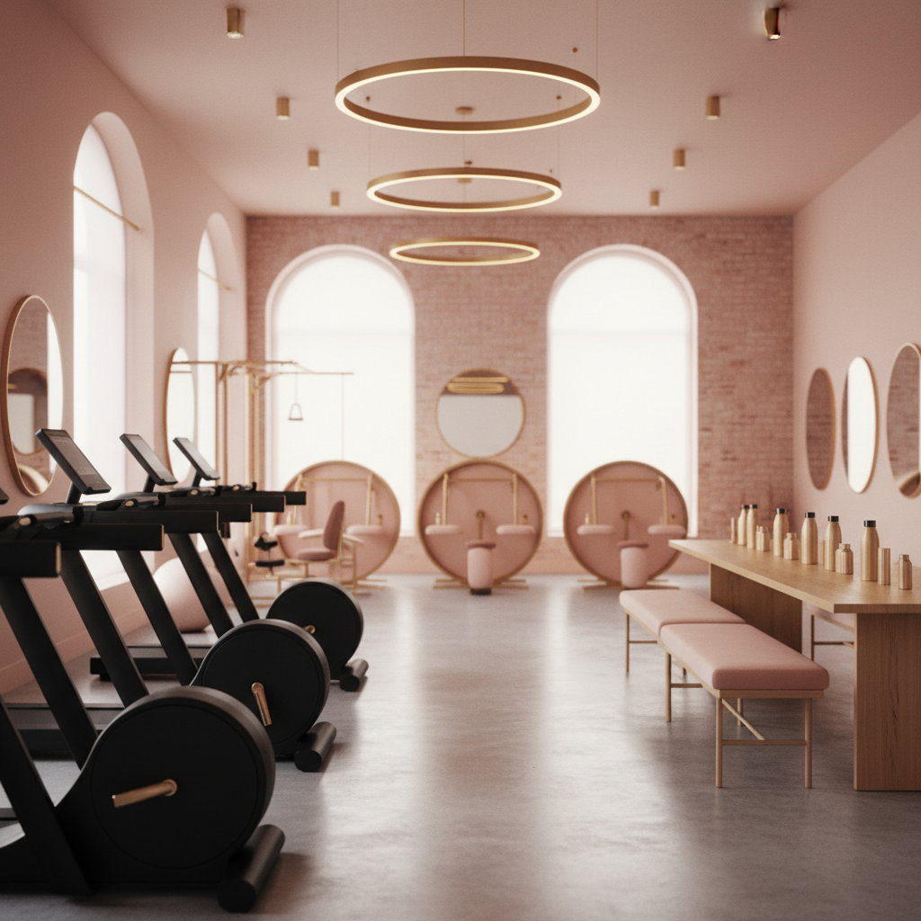 Minneapolis Boutique Gyms: Should We Trust Google Business AI? Minneapolis Boutique Gyms: Should We Trust Google Business AI?: Professional photo of a sleek, minimalist boutique gym interior in Minneapolis, showcasing clean des | innovAIt Media