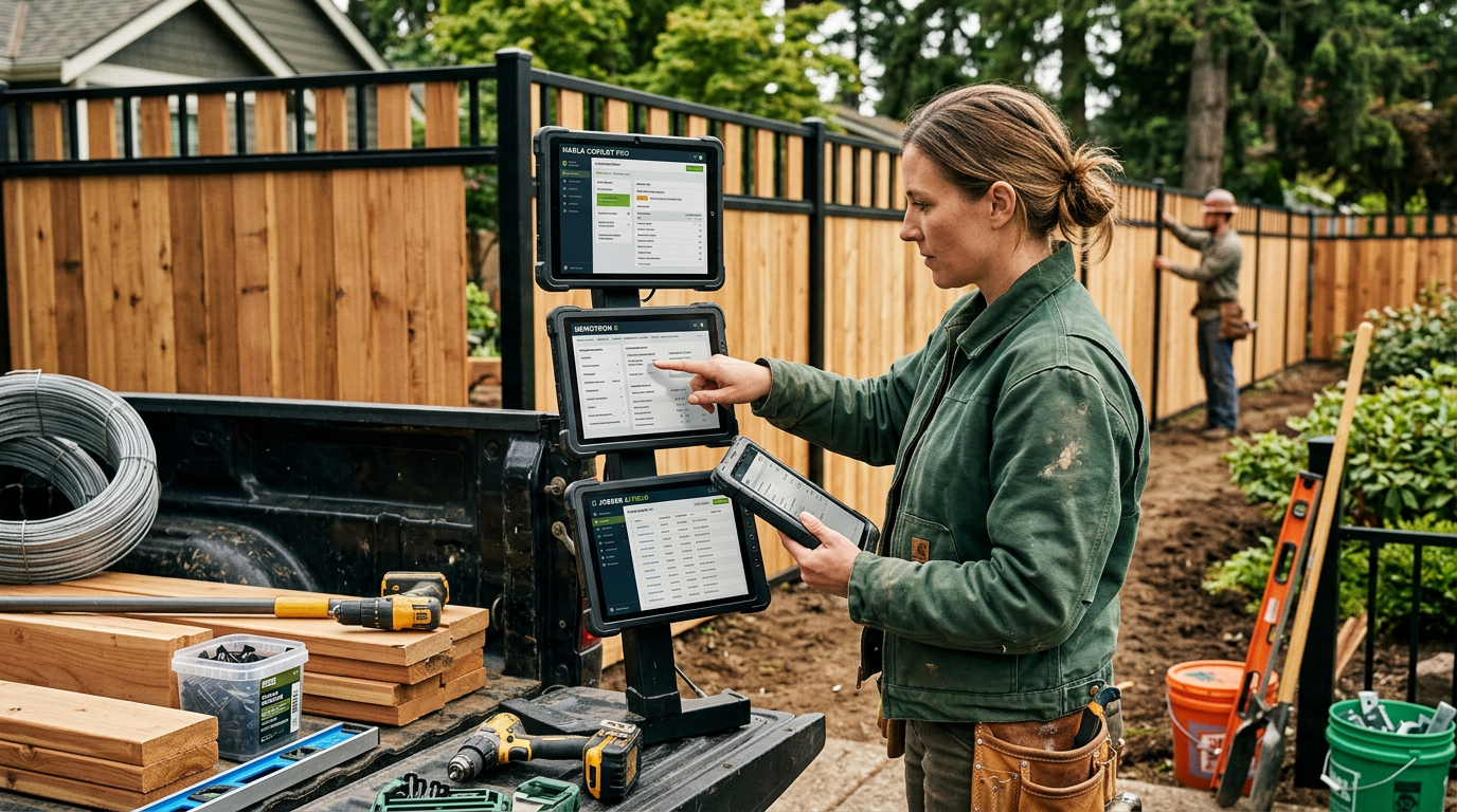 this AI tool for Dallas Geofencing Nabla Copilot Pro for Dallas Geofencing: A dashboard showing data integration between the platform, Nemotron 4, and Jobber AI | innovAIt Media