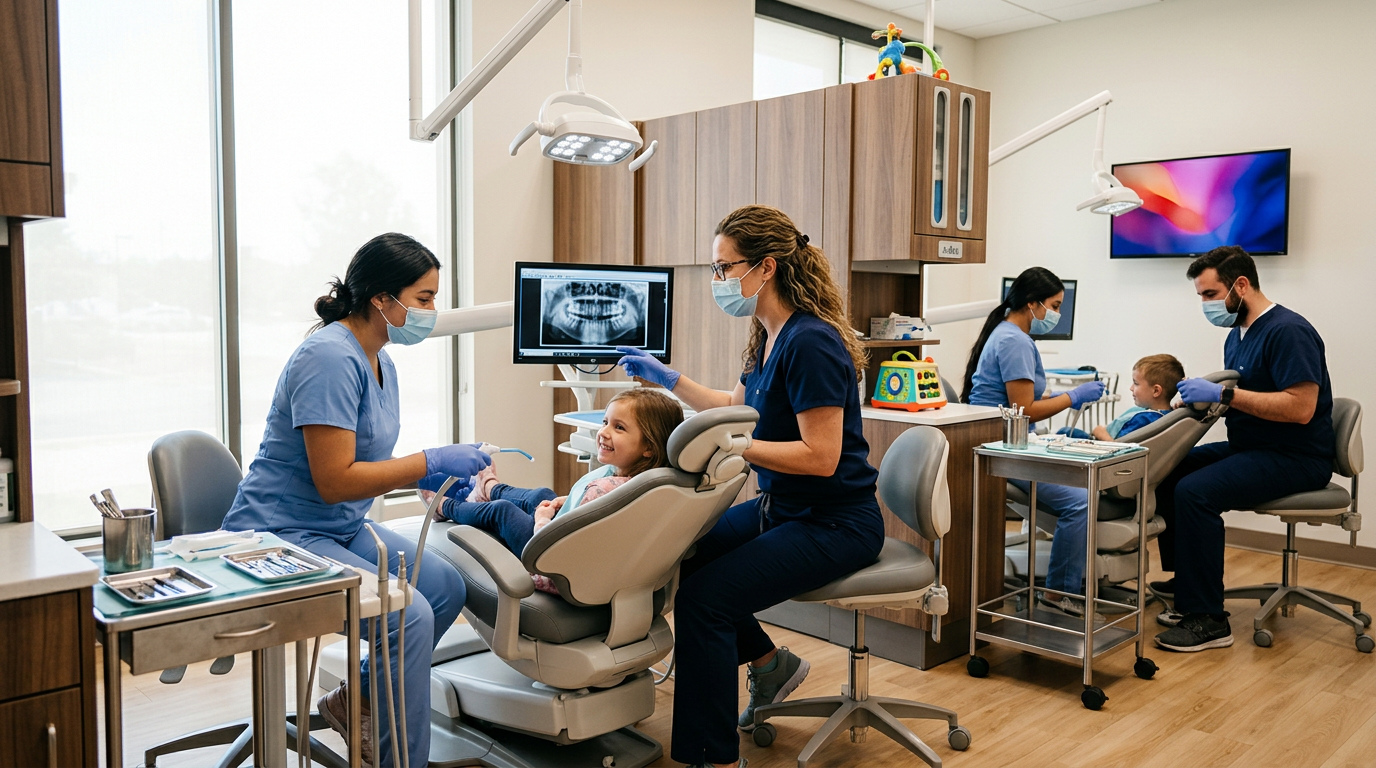 OpenAI o2-Omni: Why is My Pediatric Dentist in Reading Still Not Using It? | AI Audit: Professional OpenAI o2-Omni: Why is My Pediatric Dentist workspace with modern e | innovAIt Media