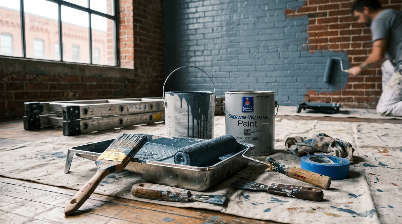 Painting Company equipment and tools used by professionals in Indianapolis, Indiana