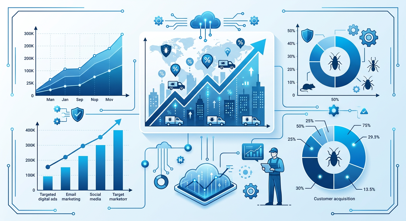 AI marketing ROI data for Pest Control Company companies in Houston