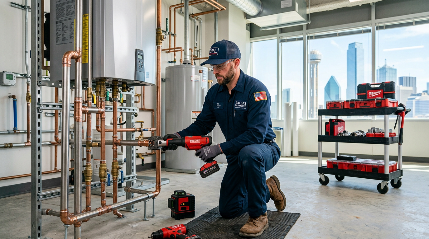 Plumbing Company professional working in Dallas, Texas Plumbing Company professional working in Dallas, Texas
