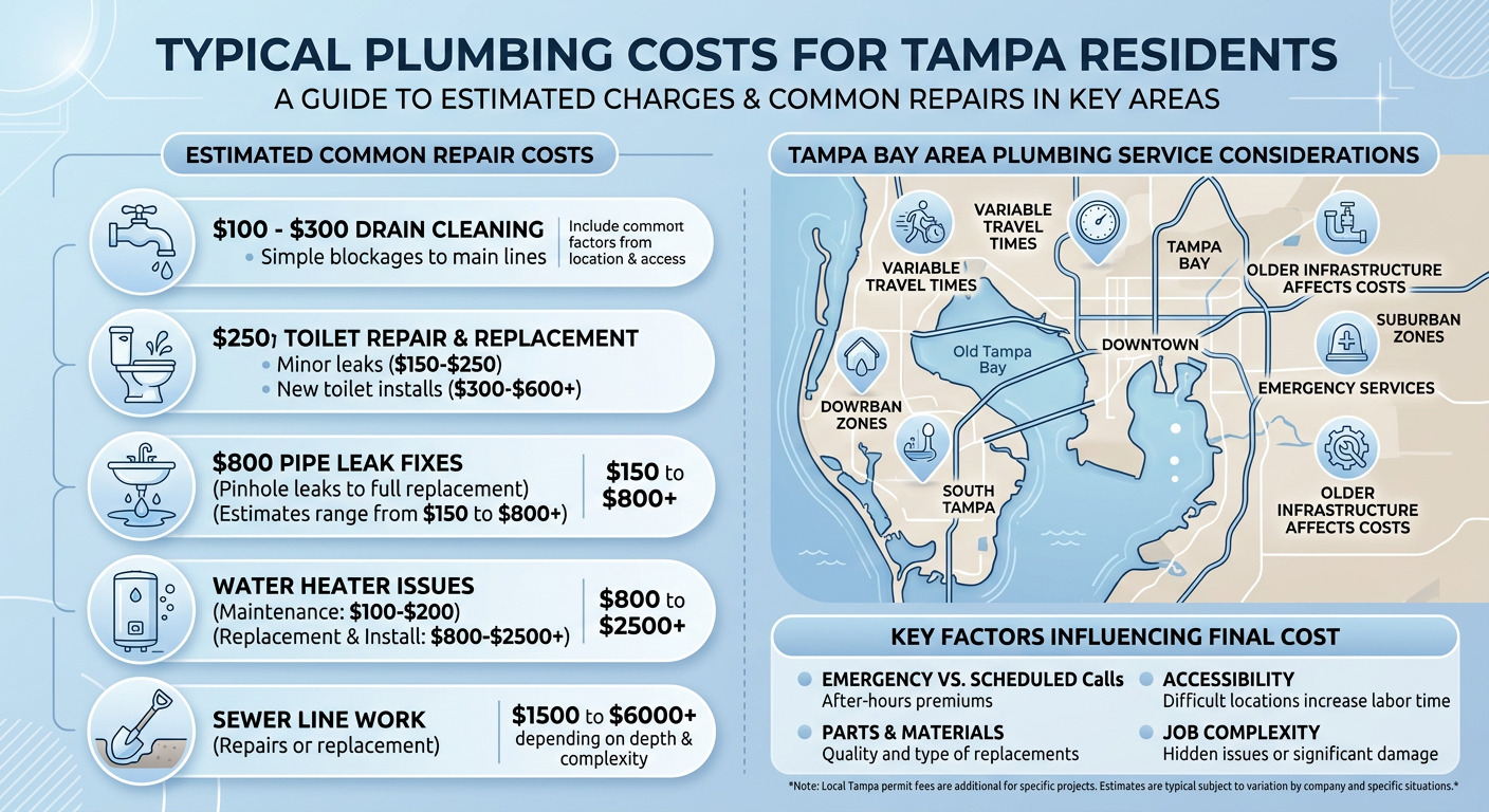 plumbing cost overview for Tampa, Florida residents