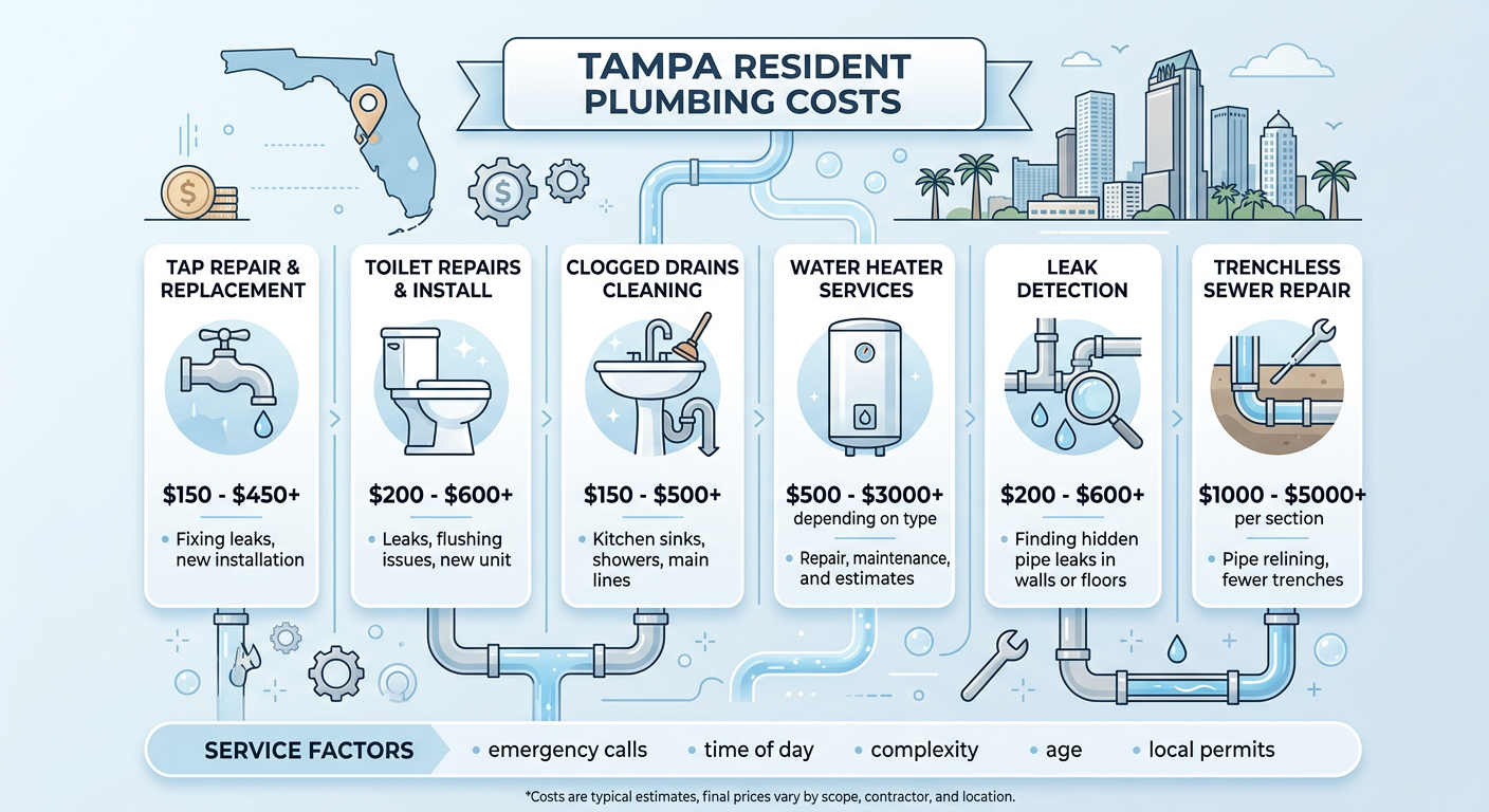 plumbing cost overview for Tampa, Florida residents