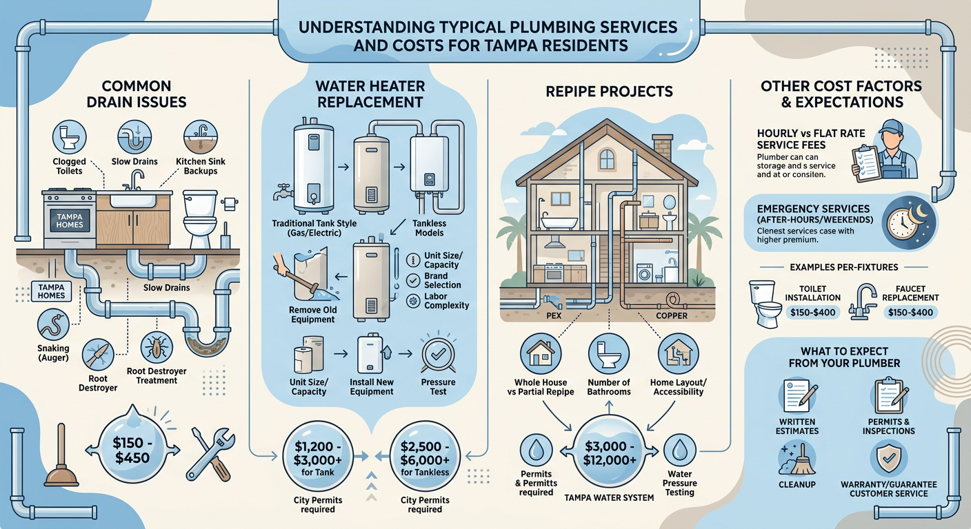 plumbing cost overview for Tampa, Florida residents