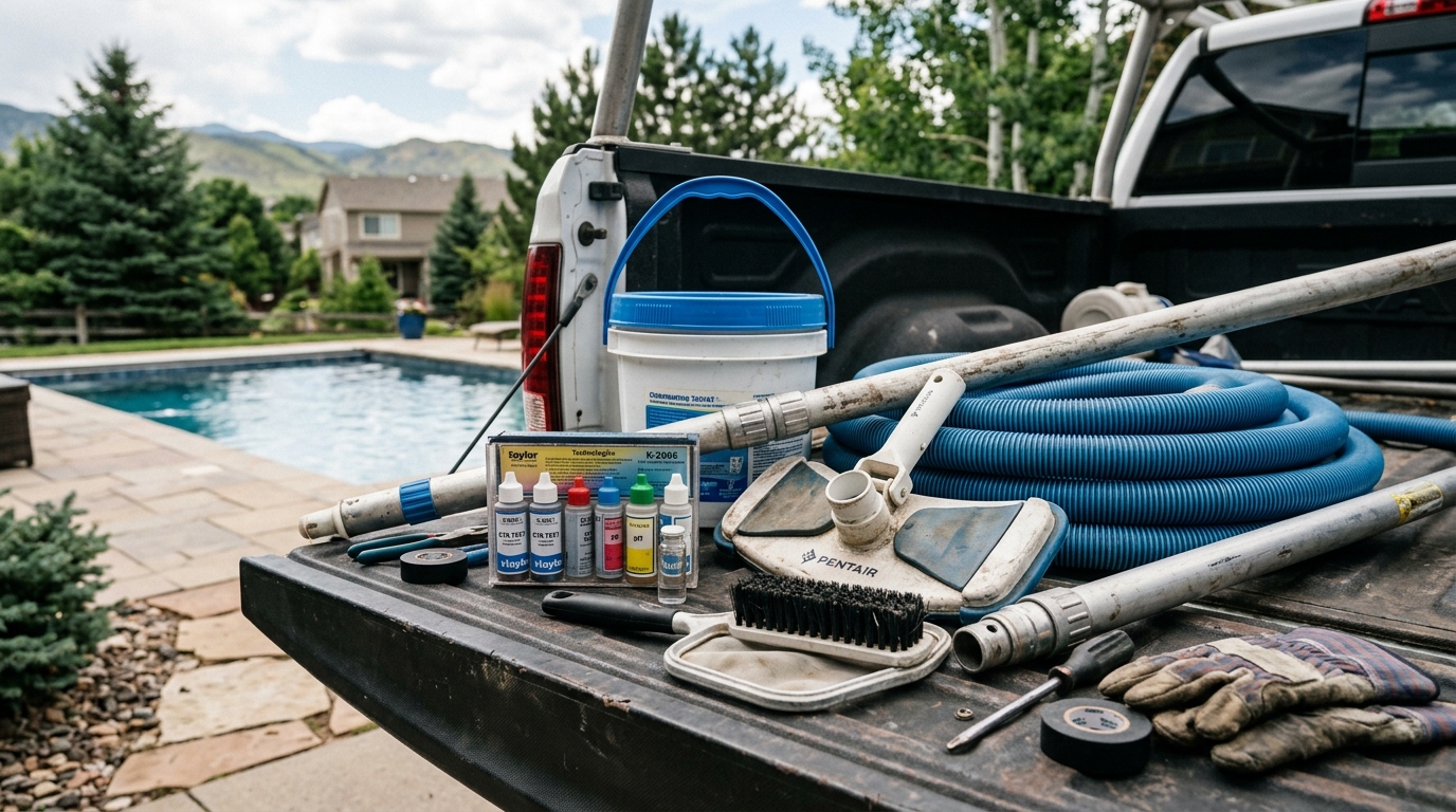 Jobber for Pool Service in Denver, CO — Pool Service equipment and tools used by professionals in Denver, Colorado