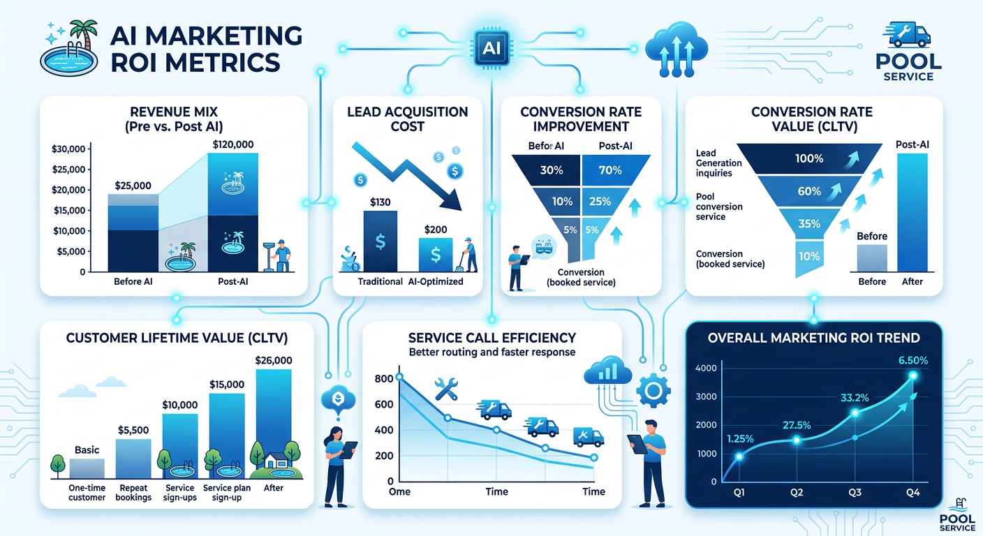 AI marketing ROI data for Pool Service companies in Raleigh