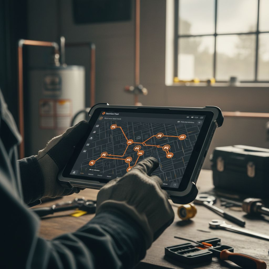 Rankscale Proof: How Perplexity Citations Fixed My Emergency Plumber SEO: A screenshot or graphic illustrating the ServiceTitan 2026 dashboard showing a dispatcher viewing op | innovAIt Media